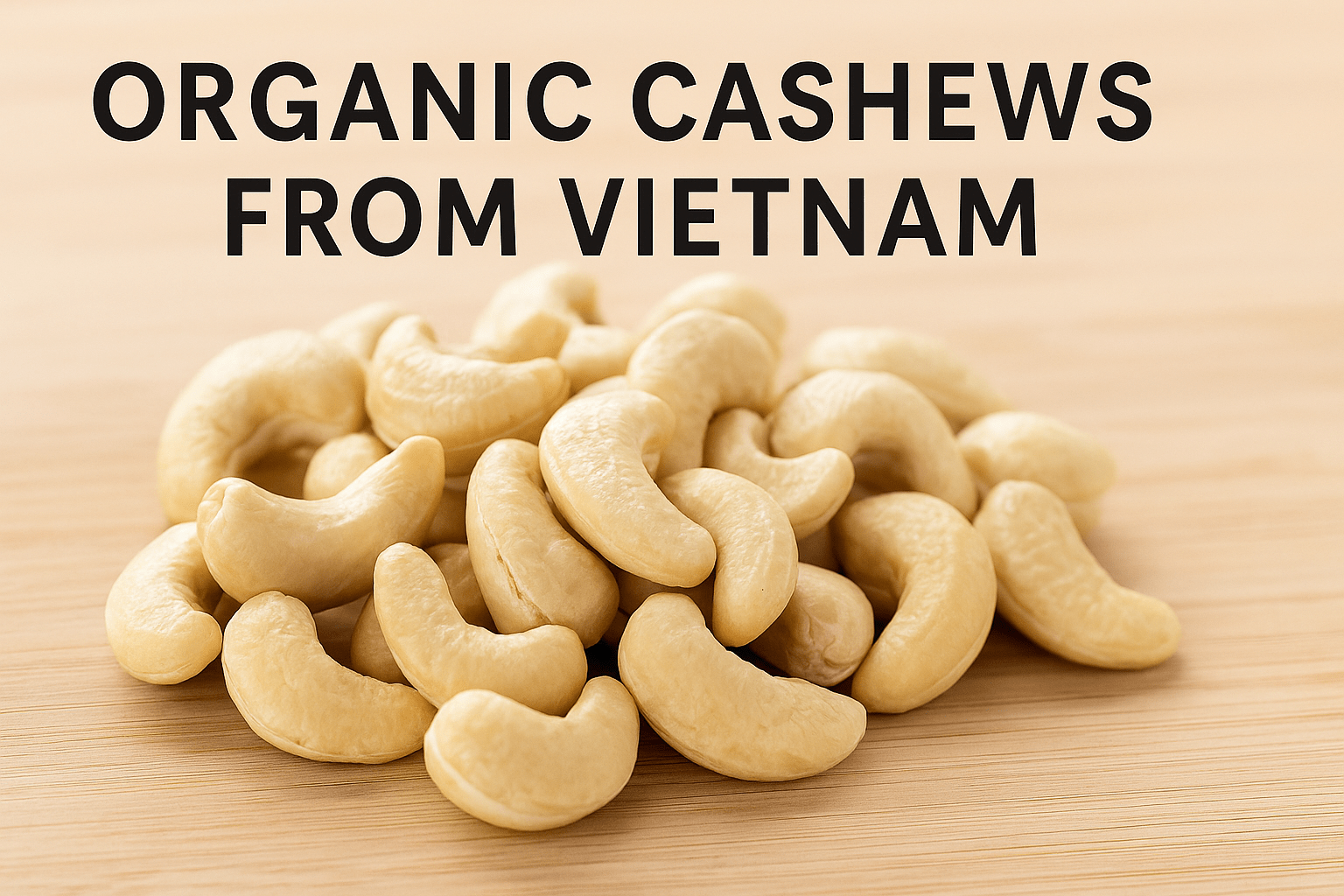 Organic Cashews from Vietnam The Ultimate Guide to Taste, Nutrition
