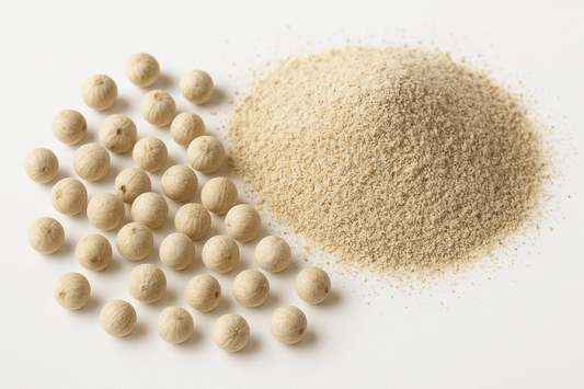 White Pepper Powder & Peppercorns (Steam‑Sterilised) – SpiceBloom - Spice Bloom
