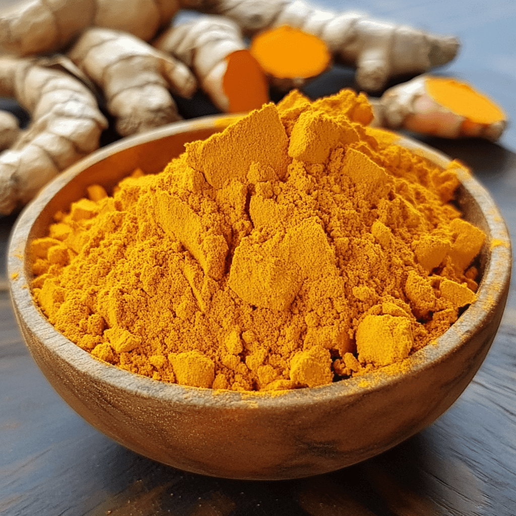 SpiceBloom certified-organic turmeric powder from India for curries, rice, roasted vegetables, golden drinks, smoothies and baking.
