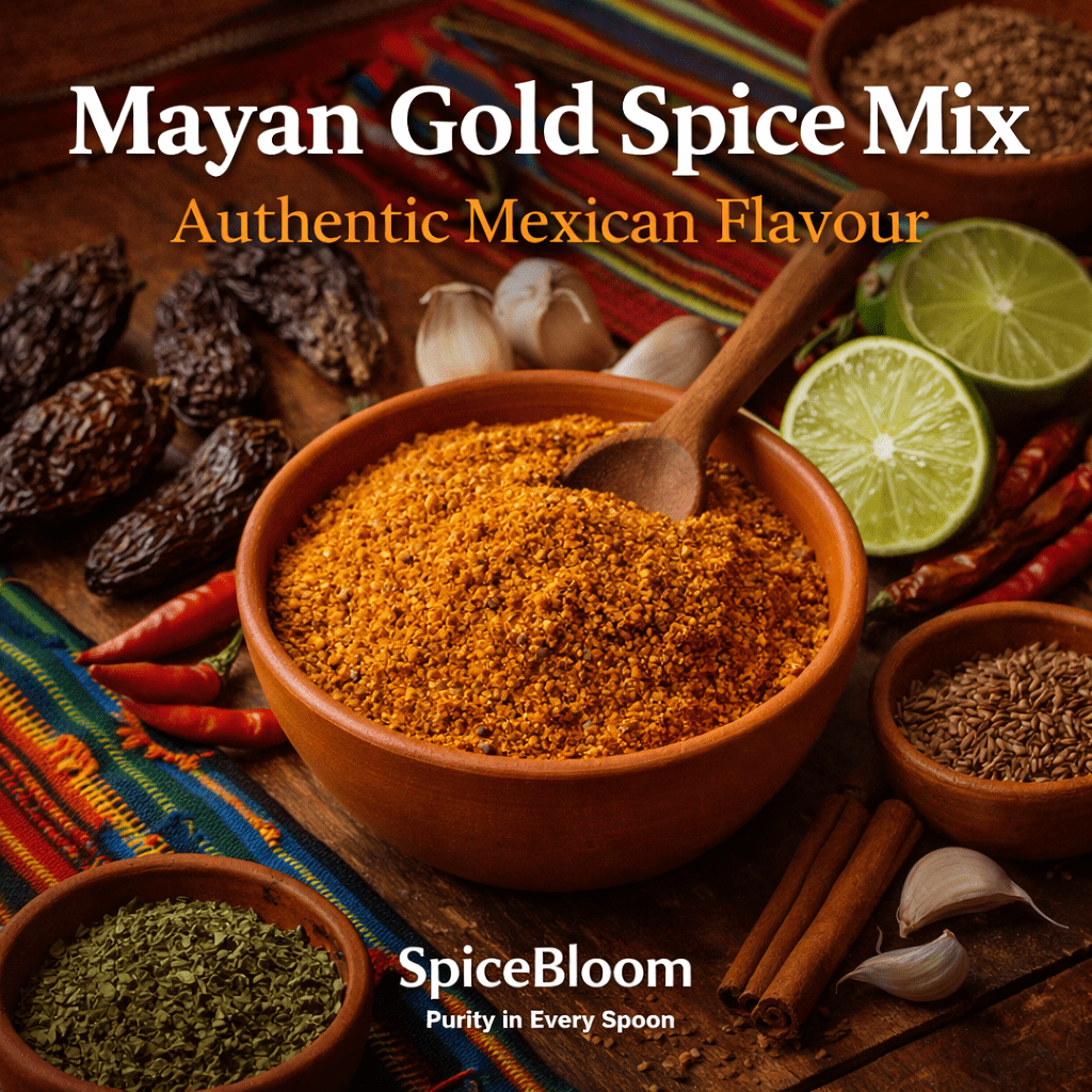 Mayan Gold Spice Mix – Mexican Seasoning for Tacos, BBQ & Cooking | SpiceBloom - Spice Bloom