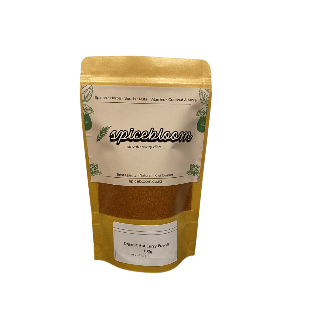 Organic Hot Curry Powder ā 100g, 500g, 1kg | SpiceBloom - Spice Bloom