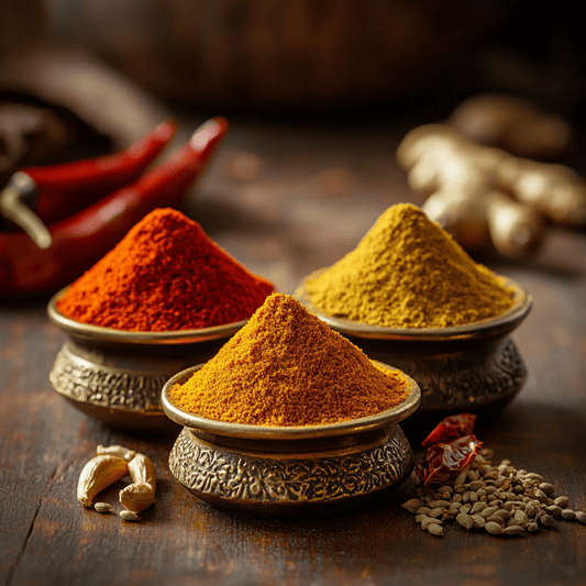 Organic Spice Pack – Kashmiri Chilli, Coriander & Turmeric | 100g | SpiceBloom NZ - Spice Bloom