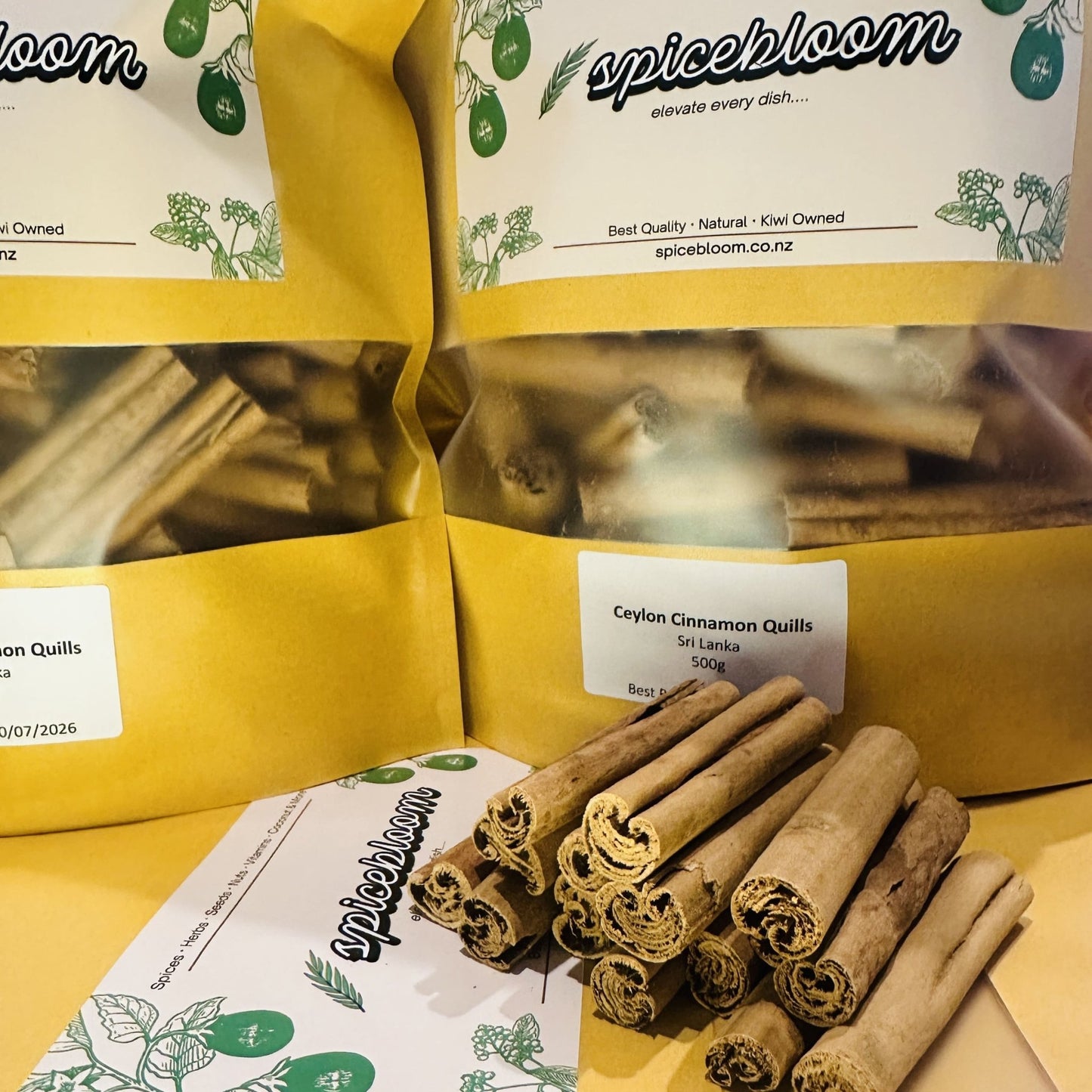 Premium Ceylon Cinnamon Quills (Sri Lanka) – 100g to 1kg | SpiceBloom - Spice Bloom