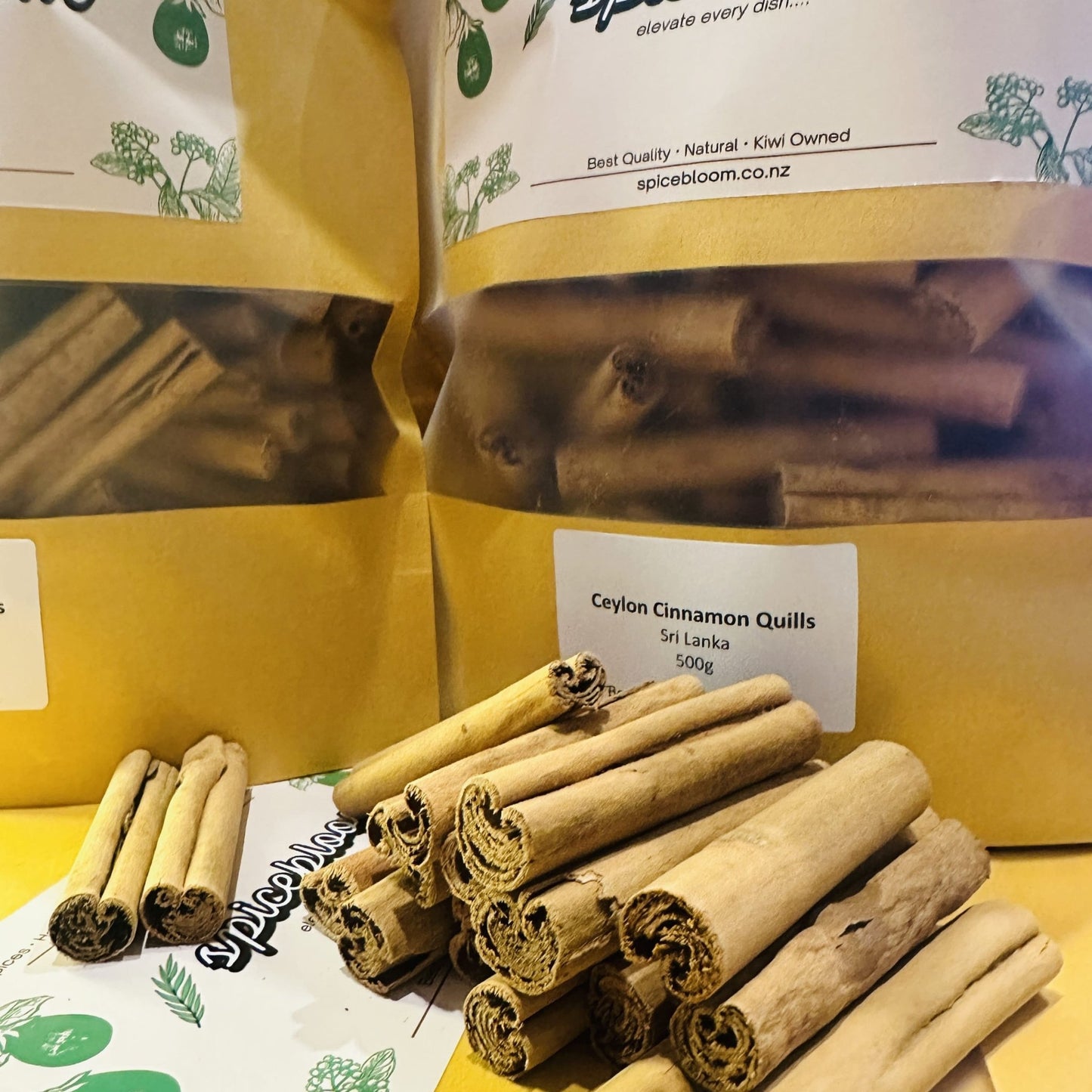 Premium Ceylon Cinnamon Quills (Sri Lanka) β 100g to 1kg | SpiceBloom - Spice Bloom