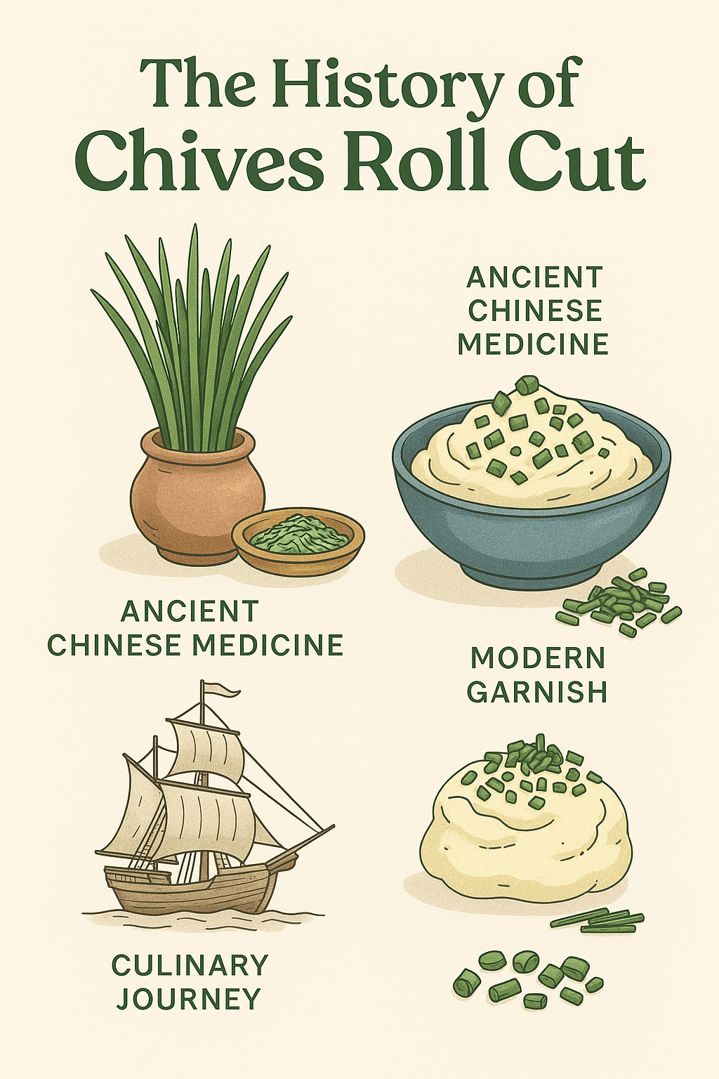 History of Chives Roll Cut: From Ancient Chinese Herb to Modern Pantry Essential - Spice Bloom
