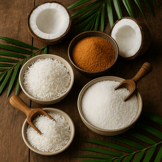 Organic Coconut Products Explained: Shredded Coconut, Coconut Sugar & Desiccated Coconut Benefits - Spice Bloom