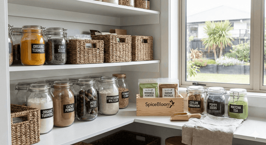 The Ultimate Kiwi Pantry Reset: 50+ Essentials for Health & Flavor - Spice Bloom