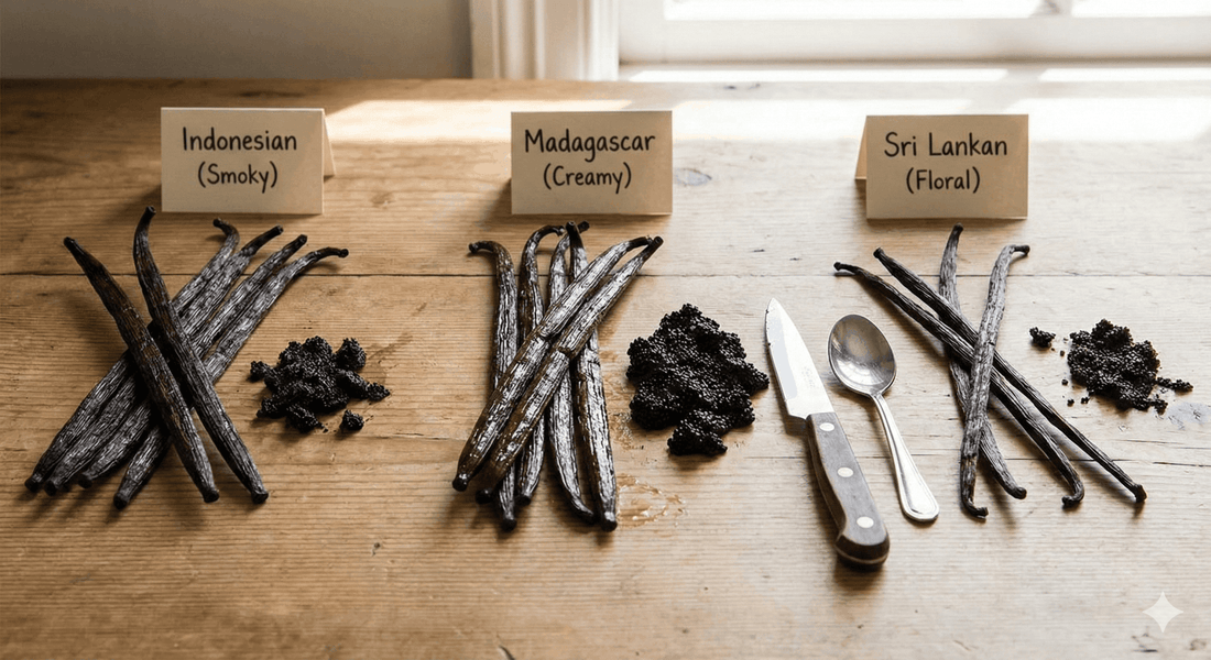 The Vanilla Personality Test: Madagascar vs. Indonesia vs. Sri Lanka - Spice Bloom