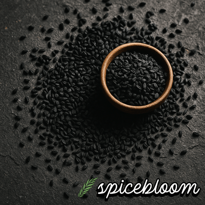 100% Certified Organic Nigella Seeds | Kalonji | Black Seed/Cumin – 100g to 1kg | SpiceBloom - Spice Bloom