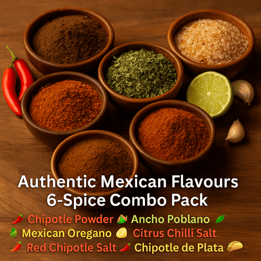 Authentic Mexican Flavours – 6 Spice Combo Pack | SpiceBloom NZ - Spice Bloom