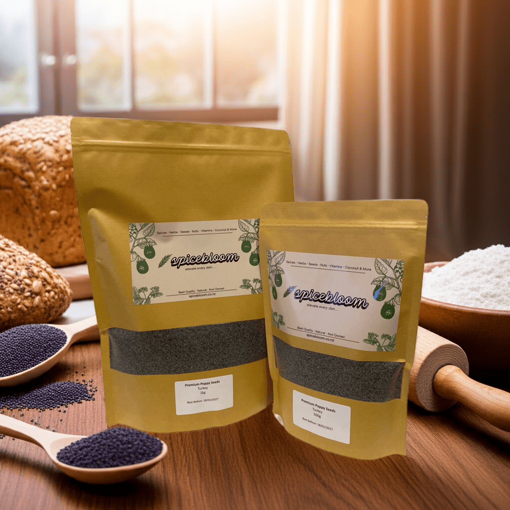 Premium Poppy Seeds | 100g, 500g, 1kg, 4kg | SpiceBloom NZ - Spice Bloom