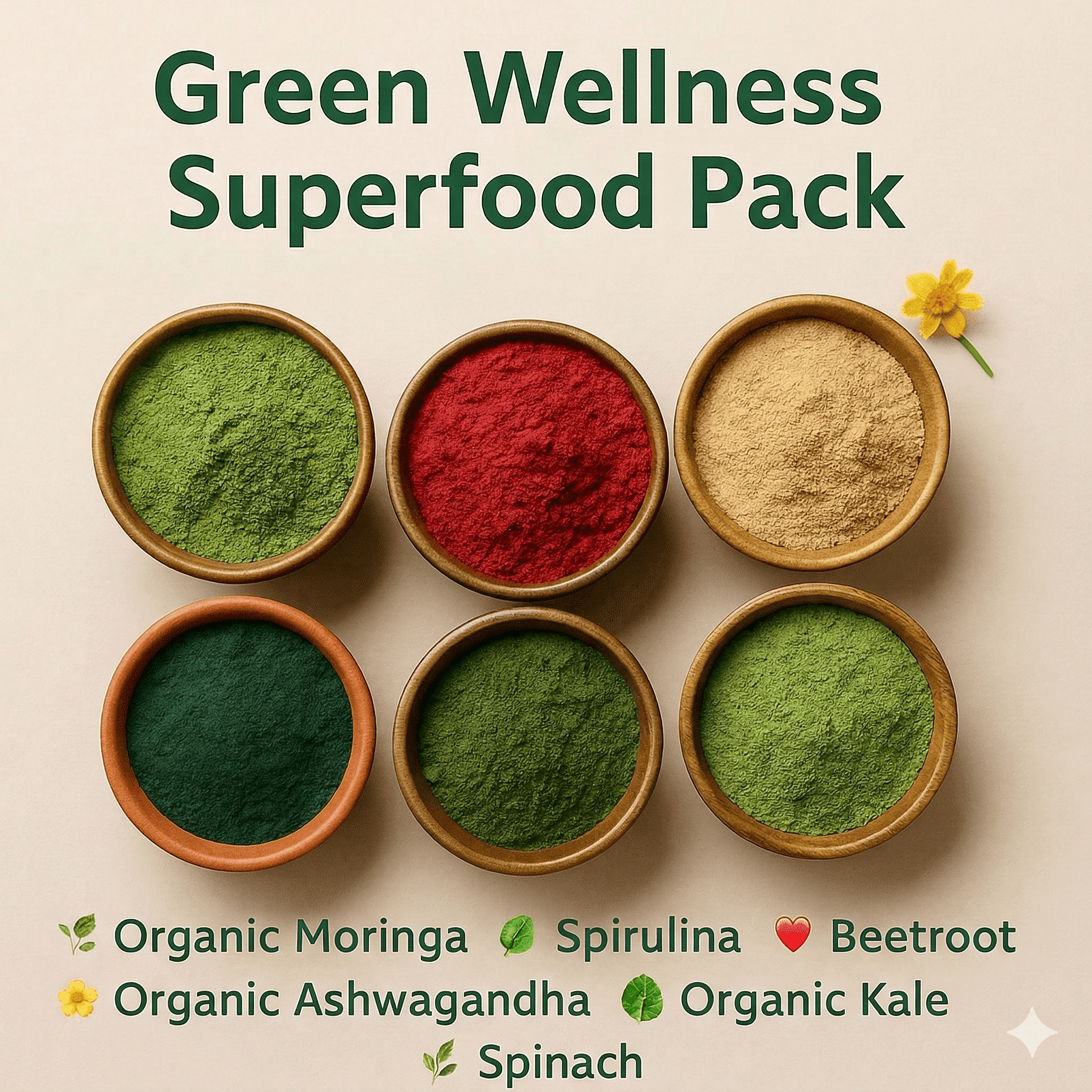 Green Wellness Superfood Pack 570g | SpiceBloom NZ – Spice Bloom