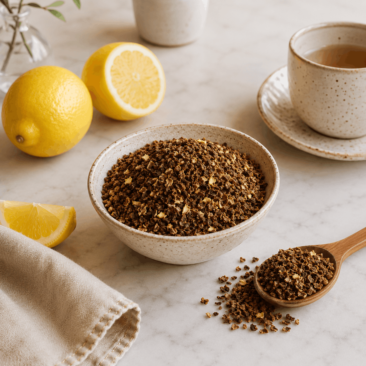 Lemon Peel Granules | Dehydrated Natural Zest | SpiceBloom NZ - Spice Bloom