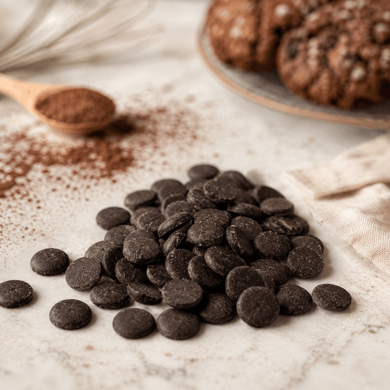 Organic 60% Dark Chocolate Buttons | SpiceBloom NZ - Spice Bloom