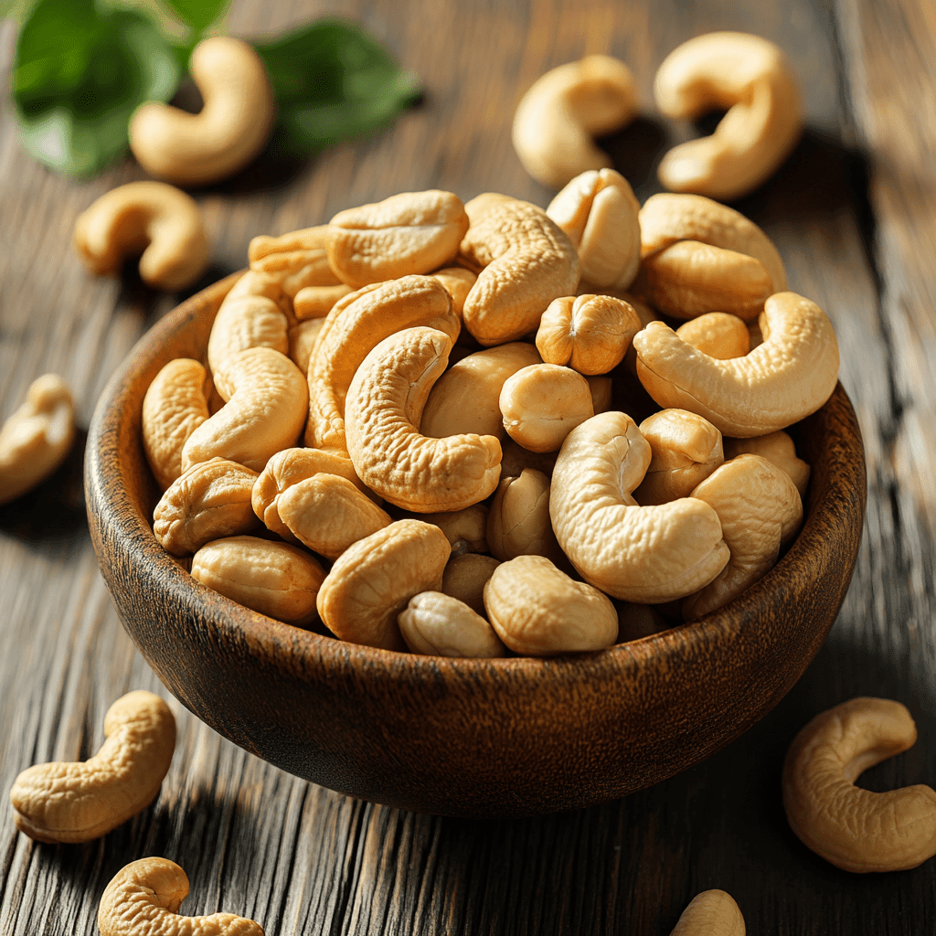 SpiceBloom USDA-certified organic cashews from Vietnam for snacking, cashew butter, creamy sauces, stir-fries, baking and breakfast bowls.