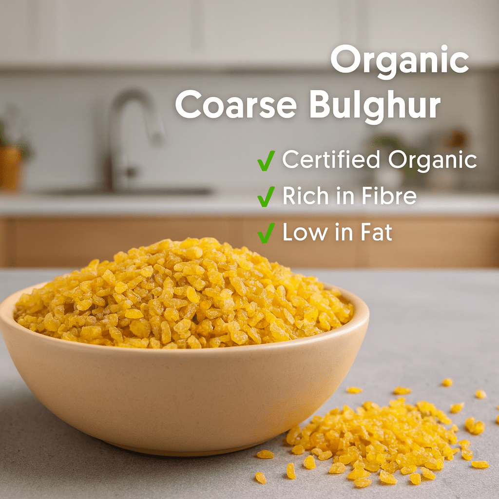 Organic Coarse Bulgur Wheat – Hearty, Nutritious & Versatile | SpiceBloom - Spice Bloom