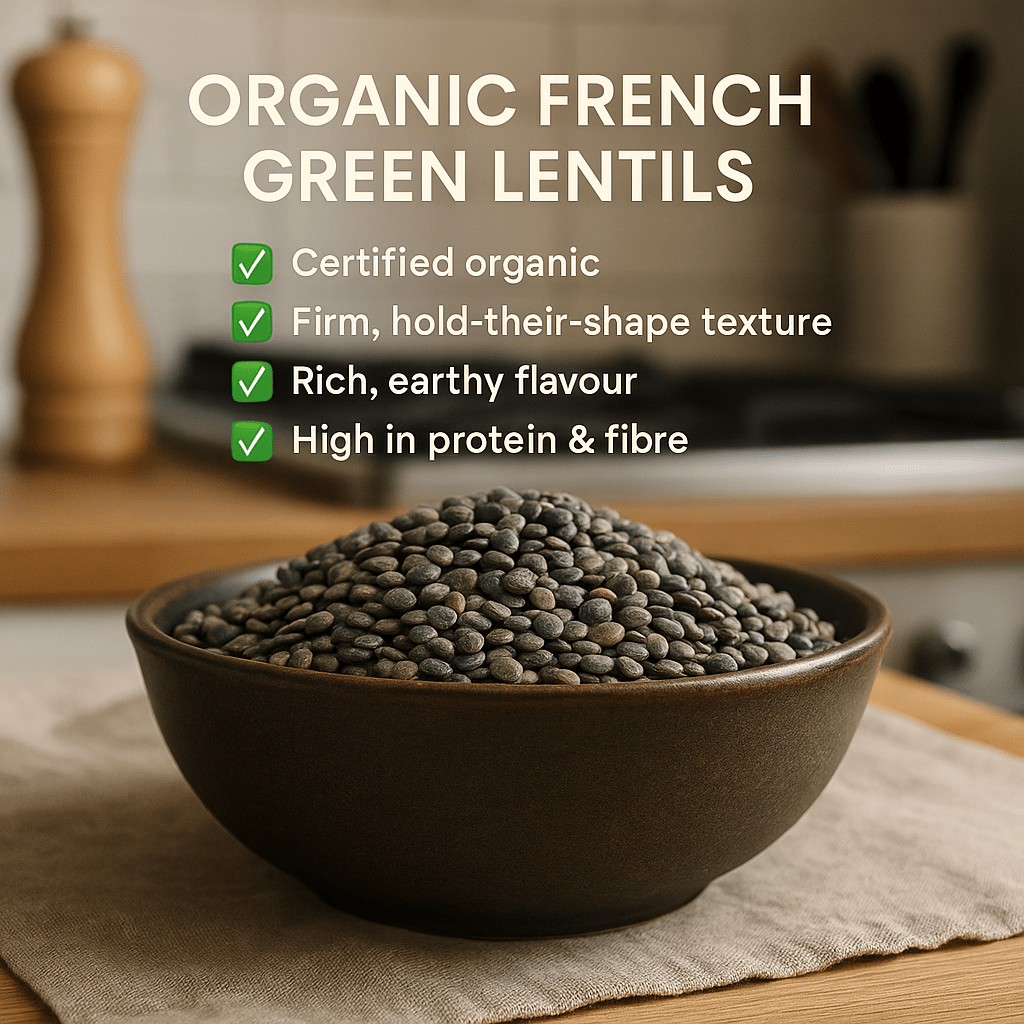 Organic French Green Lentils – Premium & Nutty | SpiceBloom - Spice Bloom