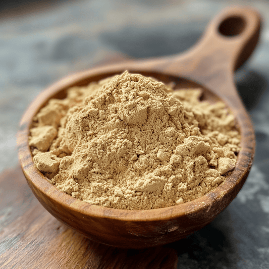 SpiceBloom USDA Certified Organic ginger powder from India for baking, curries, tea, smoothies and spice blends.