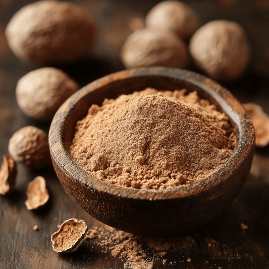 Organic Ground Nutmeg – 100g, 500g, 1kg | SpiceBloom - Spice Bloom