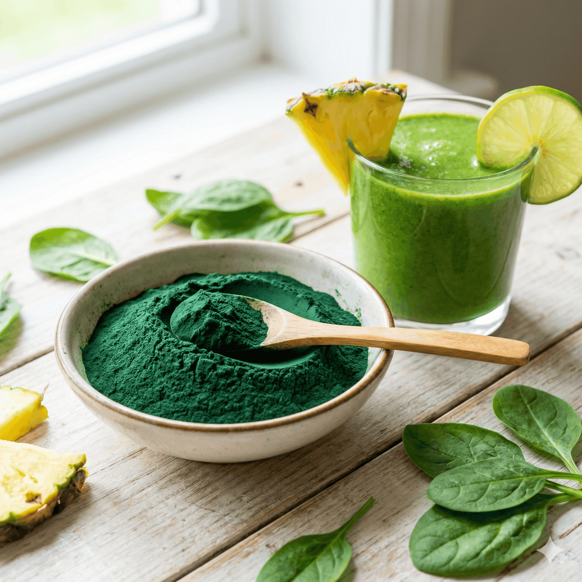 Organic Spirulina Powder (Certified Organic) – Natural Iron & Energy Booster - Spice Bloom