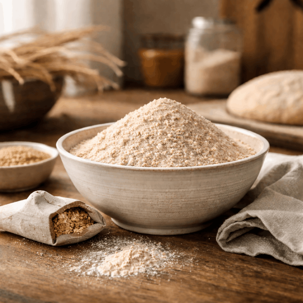 Organic Wholemeal Stoneground Wheat Flour (Aus) | 1kg & 2.5kg | SpiceBloom NZ - Spice Bloom