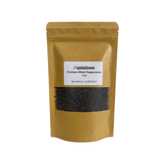 Premium Black Peppercorns Whole – 100g, 500g, 1kg | SpiceBloom - Spice Bloom