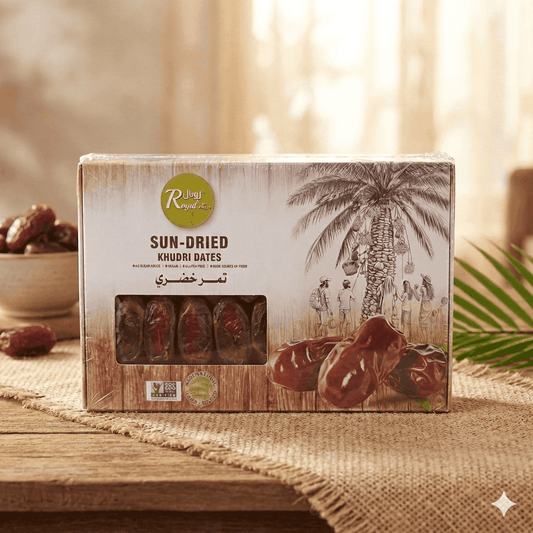 Royal Palm Sun - Dried Khudri Dates | Premium Saudi Dates (800g) - Spice Bloom